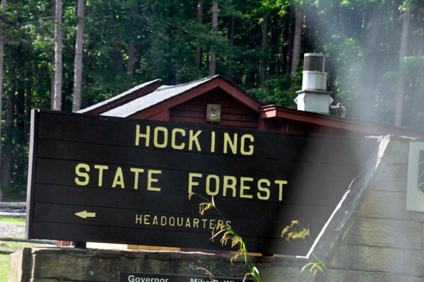 Hocking State Forest sign